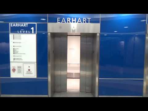 (FINAL RIDE) Westinghouse Selectomatic Traction Earhart Elevators @ Tampa Int'l Airport, Tampa FL