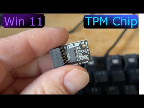 Установка чипа Asus TPM для Windows 11
