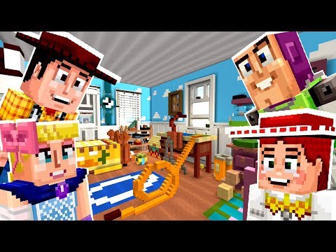Minecraft Toy Story - Welcome To Andy's Room!