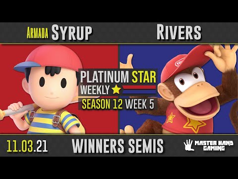 PSW S12:W5 - Armada | Syrup (Ness) vs Rivers (Diddy Kong) - W Semifinals