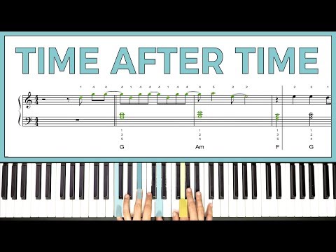 How to play 'Time After Time' by Cyndi Lauper on the piano -- Playground Sessions