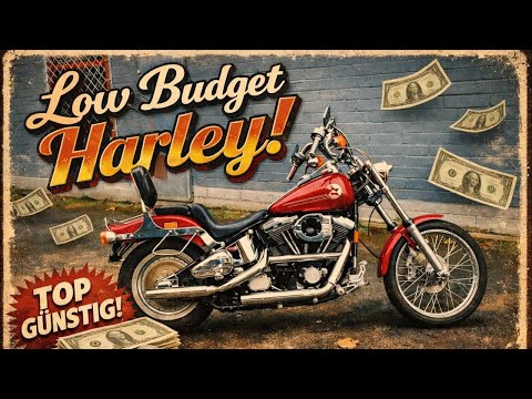 💰Harley Davidson Low Budget💥Basti‘s Vintage Projekt - Softail EVO