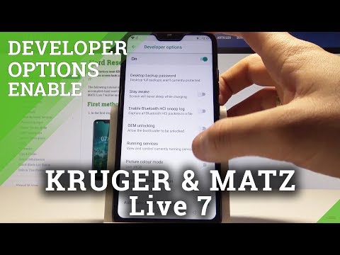 KRUGER & MATZ Live 7 DEVELOPER OPTIONS / How to Enable OEM Unlocking