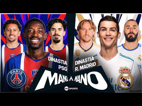 PSG BICAMPEÃO DA CHAMPIONS X REAL MADRID TRICAMPEÃO DA CHAMPIONS: QUEM É MELHOR? | MANO A MANO