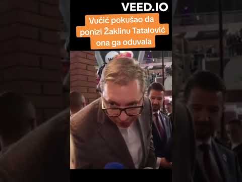 Vučić mrtav pijan muva Žaklinu Tatalović, nudi joj svoje vino, a ona ga pročitala ko bukvar #shorts