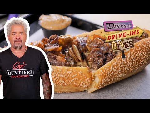 Guy Fieri Devours *Out of this World* Cheesesteak in OH | Diners, Drive-Ins and Dives | Food Network