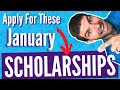 COLLEGE SCHOLARSHIPS TO APPLY FOR Due January | How To Get Scholarships For College!