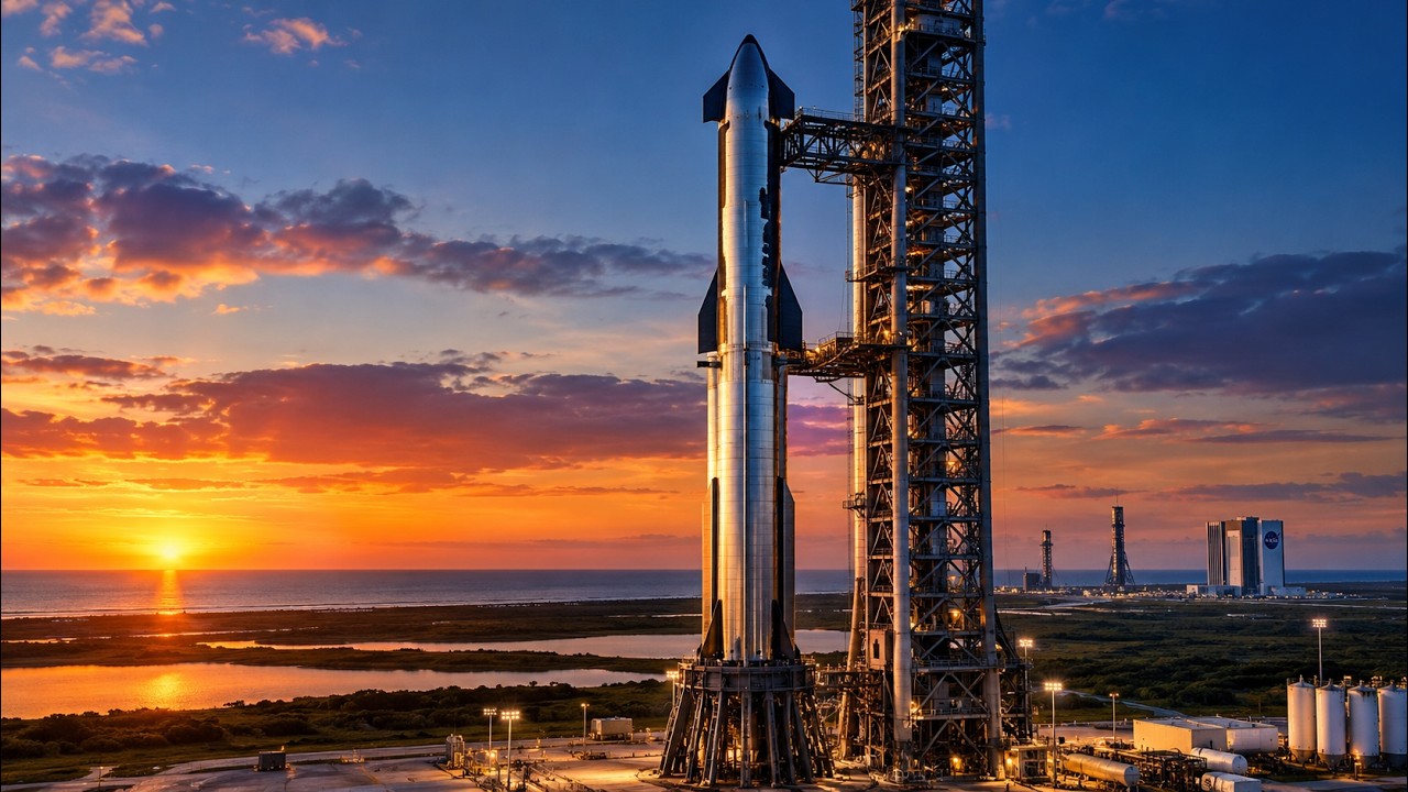 STARSHIP SE PREPARA PARA DESPEGAR DESDE LA HISTÓRICA PLATAFORMA 39A EN CABO CAÑAVERAL!
