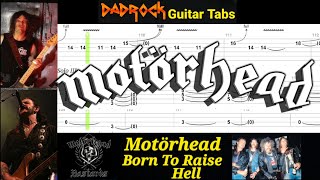 Download lagu Born To Raise Hell - Motorhead - Guitar   Bass TABS Lesson mp3