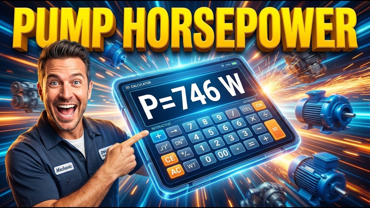 Pump Horsepower Interactive Calculator