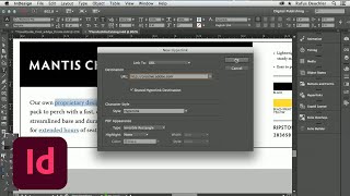 Simplified Hyperlinks in InDesign CC | Adobe Creative Cloud
