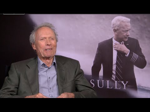 SULLY movie interviews - Clint Eastwood, Captain Sullenberger, Linney, Aaron Eckhart
