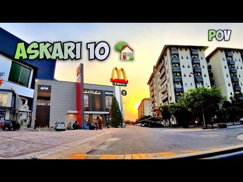 Askari 10 Lahore | Peaceful Community POV Drive | Hidden Gem Vlog