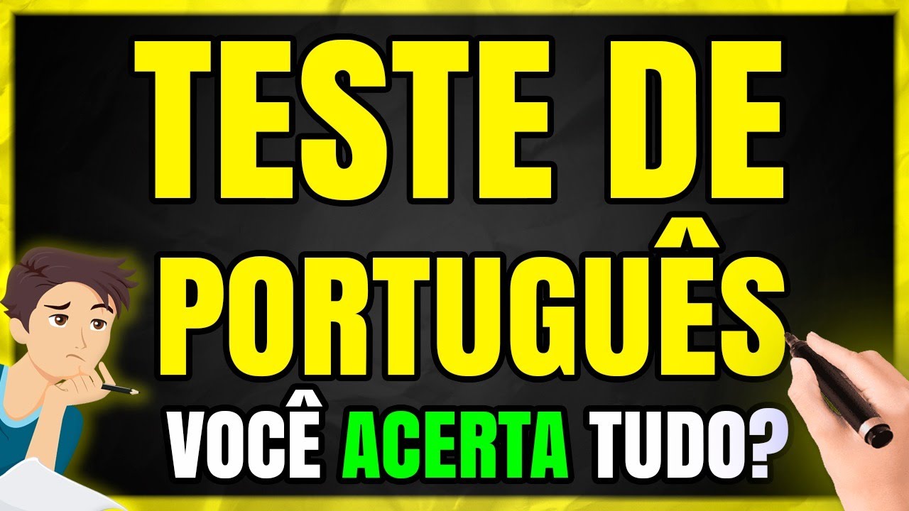 Teste BÁSICO de Português! Será que você CONSEGUE ACERTAR Todas as Questões? Desafio!