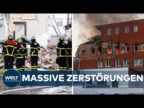 Schwere GEBÄUDE-EXPLOSION: Nach Großeinsatz der Rettungskräfte beginnt die Ursachensuche
