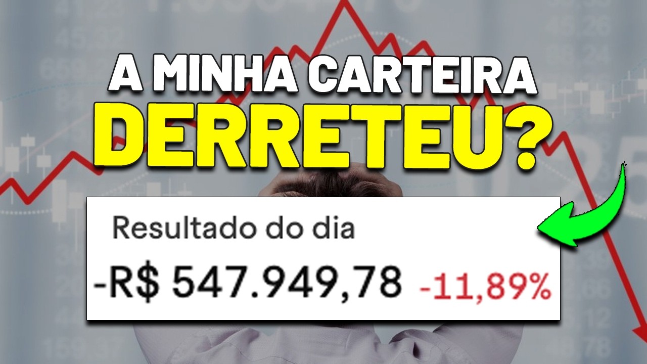 🚨URGENTE: BOLSA EM QUEDA LIVRE | O QUE FAZER COM O PÂNICO NA BOLSA?