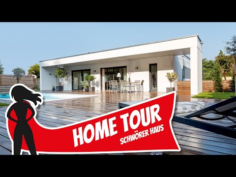 Bungalow am Hang mit Pool und Einliegerwohnung von Schwörer Haus | Home Tour | Hausbau Helden