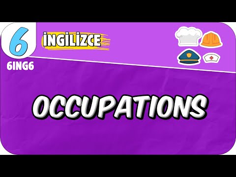 Occupaitons 📚 6ING6 #2025