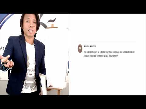 BIR Bookkeeping Using Subsidiary Purchases Journal 😁