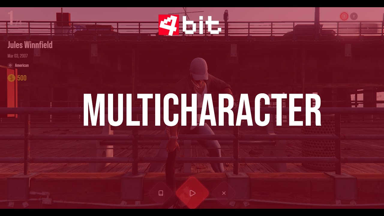 [PAID] 4bit MultiCharacter - Advanced Character Selector for FiveM thumbnail 2