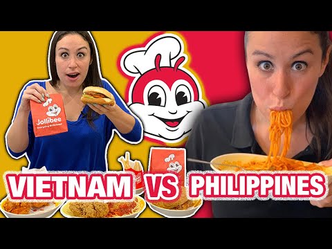 Jollibee VIETNÃ versus Jollibee FILIPINAS 🍗🇻🇳 Qual é a diferença?