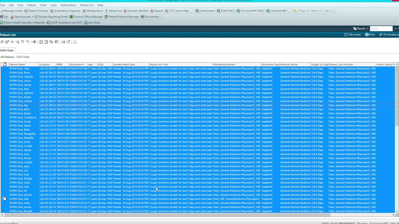 CH10:  Printing condensed census lists - Save the trees. CERNERhacks 10: