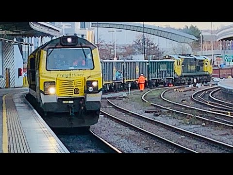 Freightliner 70008+70005 At Sheffield From Sheffield To Hope (Earles Sidings) Dbs