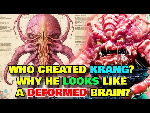 Krang Anatomy Explored - Why Krang's Body Looks Like A Deformed Brain? Does He Have Technopathy?