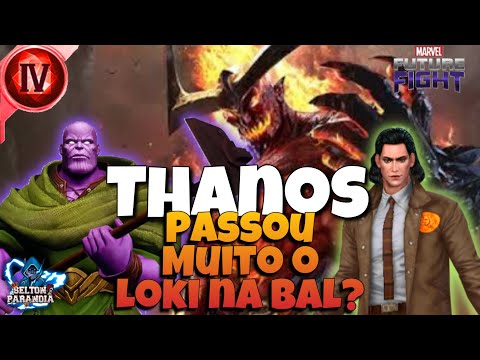 THANOS T4 VS LOKI NA BAL FULL TESTE/GAMEPLAY  - MARVEL FUTURE FIGHT