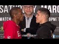 ERISLANDY LARA AND BRIAN CASTANO - FACE TO FACE AT FINAL PRESS CONFERENCE