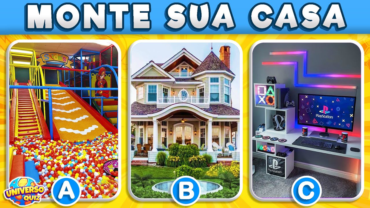 Monte sua CASA dos Sonhos 🏠 Monte sua Mansão e Escolha os Itens que Você Mais Gosta
