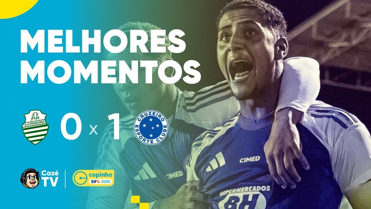MELHORES MOMENTOS: CRUZEIRO 1 X 0 FRANCANA | COPINHA 2026 | FASE DE GRUPOS | 3ª RODADA