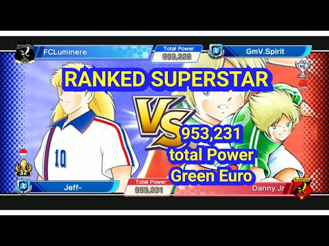 [PvP Ranked Superstar S99] BEST MATCH EVER!! Green Euro vs PERFECT GREEN EURO.