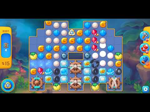 Fishdom. 8397 level no boosters and diamonds. 22 moves