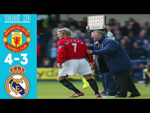 Man Utd [4-3] Real Madrid -2003 (HD) •Ronaldo hattrick. •Beckham masterclass.