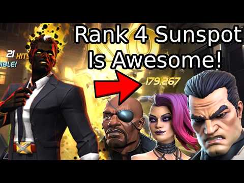 7 Star Rank 4 Sunspot Is Ridiculous! | Marvel Contest Of Champions