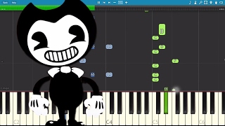 Video thumbnail of "Bendy And The Ink Machine Song - The Dancing Demon - TryHardNinja - Piano Tutorial"