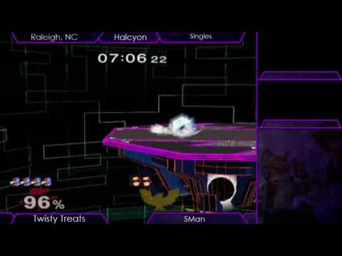 Twisty Treats (Falco) vs SMan (C. Falcon) - NCSU Halcyon