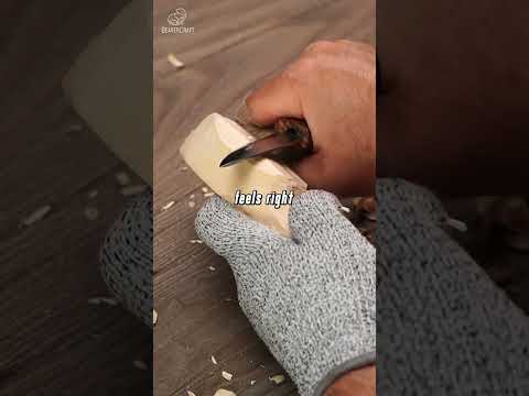 Carve out some time to learn how to carve a spoon 🥄 #WoodCarving #WoodenSpoon #DIYCrafts
