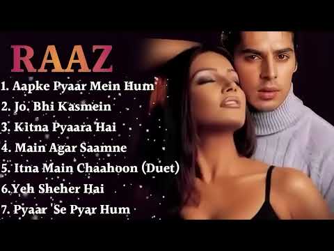 Raaz Movie All Songs | Bipasha Basu,Dino Morea | Aapke Pyaar Mein Hum | Hindi Songs | Jo Bhi Kasmein