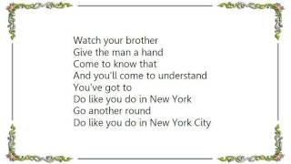 Boz Scaggs - Do Like You Do in New York Lyrics