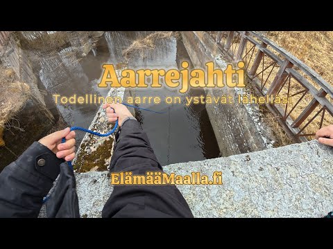 Aarrejahti magneetilla Ryönänjoki Kiuruvesi #magnetfishing
