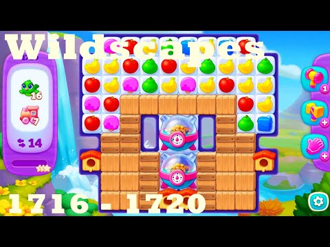 Wildscapes Level 1716 - 1720 HD Walkthrough | 3 - match game | gameplay | android | ios | pc | app