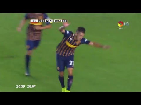 Gol de Aguirre. Independiente 0 - Rosario Central 2 | Primera División 2016 - Fecha 03