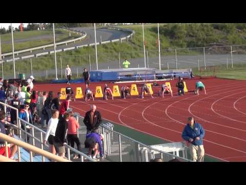 2015 East Coast Games   100m   Whitcomb Nazari Hayes