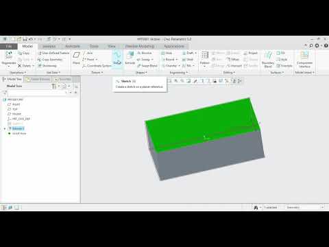6. EXTRUDE SKETCHES IN CREO | CREO FOR BEGINNERS