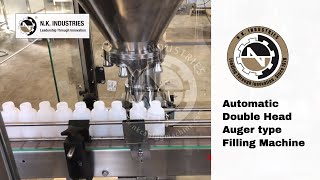 Automatic Double Head Auger Type Powder Filling Machine 