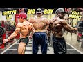 WORLD'S MOST SHREDDED 18 YEAR-OLD LIFTS HEAVY DUMBBELLS | Kali Muscle + Big Boy + Tristyn Lee