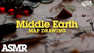 LOTR Drawing Middle Earth #ASMR