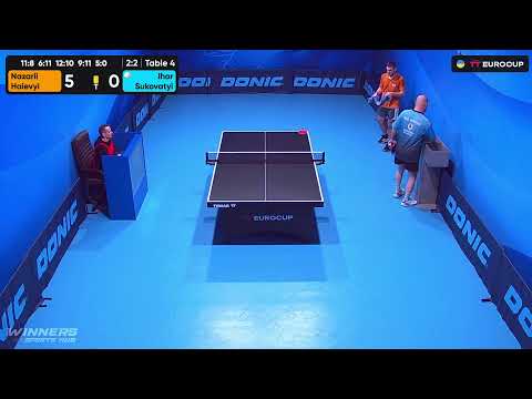 10:45 Nazarii Haievyi - Ihor Sukovatyi 14.10.2023 TT Euro.Cup Ukraine Master. TABLE 4